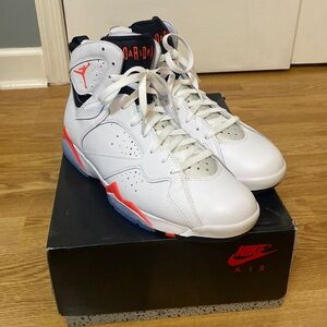 New In Box Stock X Air Jordan 7 Retro
Men’s size 11.5
Women’s size 13